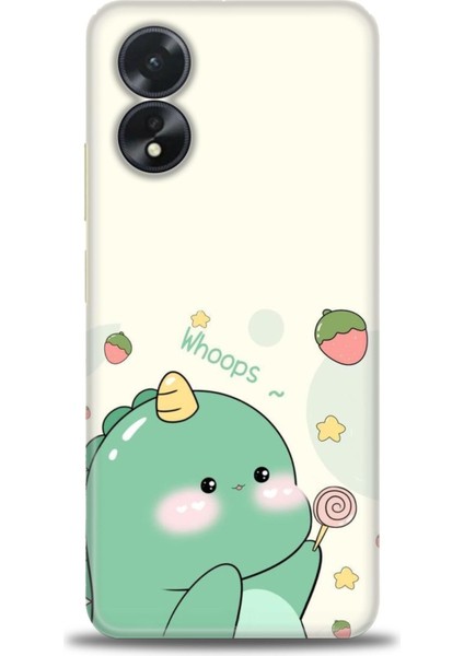 Oppo A38 Ile Uyumlu Hd Baskılı Silikon (Ortasertlikte) Kılıf - 587