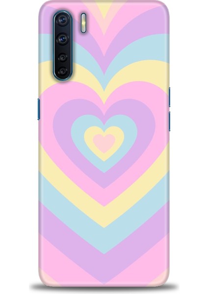 Oppo A91 Ile Uyumlu Hd Baskılı Silikon (Ortasertlikte) Kılıf - 666