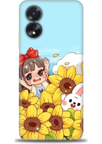 Oppo A38 Ile Uyumlu Hd Baskılı Silikon (Ortasertlikte) Kılıf - 506