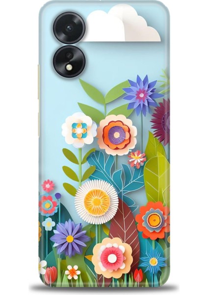 Oppo A38 Ile Uyumlu Hd Baskılı Silikon (Ortasertlikte) Kılıf - 352