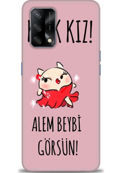 Oppo A74 Ile Uyumlu Hd Baskılı Silikon (Ortasertlikte) Kılıf - 206