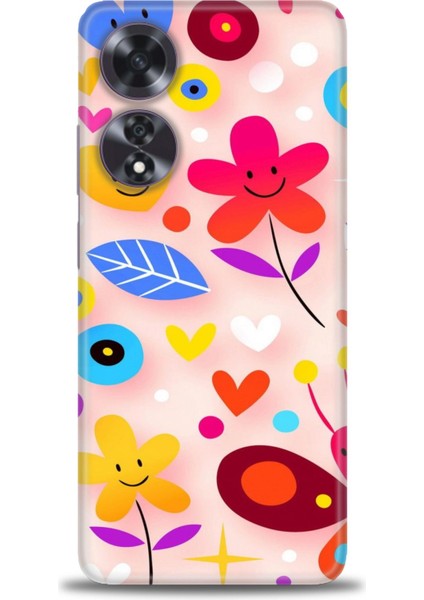 Oppo A60 Ile Uyumlu Hd Baskılı Silikon (Ortasertlikte) Kılıf - 546