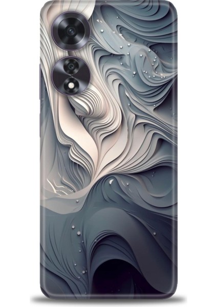Oppo A60 Ile Uyumlu Hd Baskılı Silikon (Ortasertlikte) Kılıf - 221
