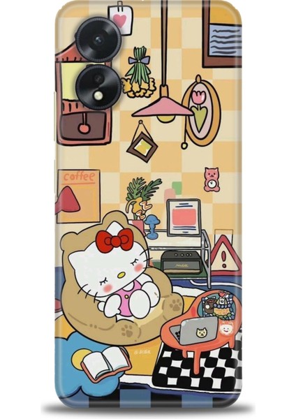 Oppo A38 Ile Uyumlu Hd Baskılı Silikon (Ortasertlikte) Kılıf - 829