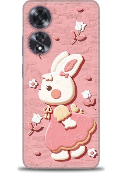 Oppo A60 Ile Uyumlu Hd Baskılı Silikon (Ortasertlikte) Kılıf - 838