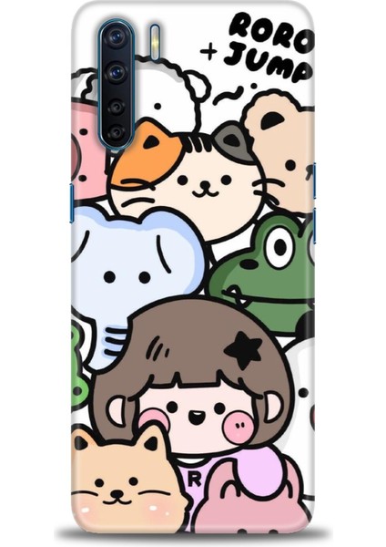 Oppo A91 Ile Uyumlu Hd Baskılı Silikon (Ortasertlikte) Kılıf - 690