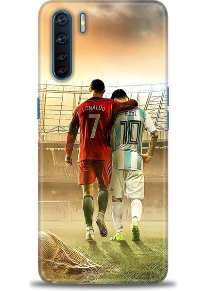 Oppo A91 Ile Uyumlu Hd Baskılı Silikon (Ortasertlikte) Kılıf - 717
