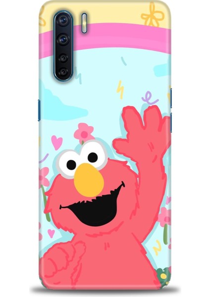 Oppo A91 Ile Uyumlu Hd Baskılı Silikon (Ortasertlikte) Kılıf - 195