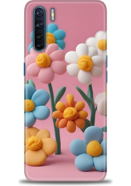 Oppo Reno 3 Ile Uyumlu Hd Baskılı Silikon (Ortasertlikte) Kılıf - 531
