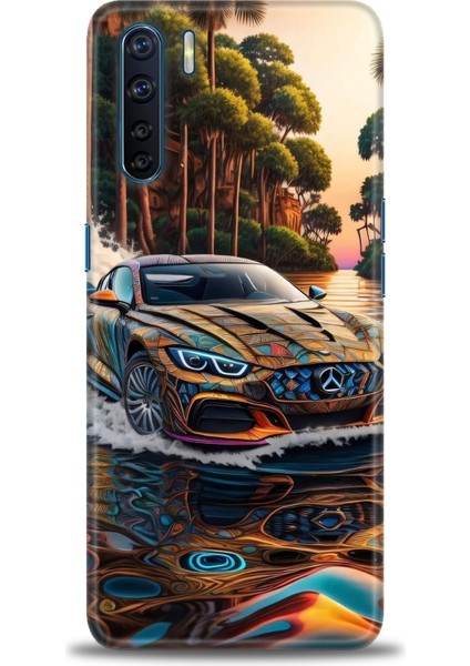 Oppo A91 Ile Uyumlu Hd Baskılı Silikon (Ortasertlikte) Kılıf - 577