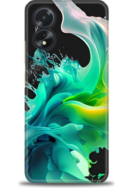 Oppo A38 Ile Uyumlu Hd Baskılı Silikon (Ortasertlikte) Kılıf - 554