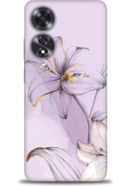 Oppo A60 Ile Uyumlu Hd Baskılı Silikon (Ortasertlikte) Kılıf - 538