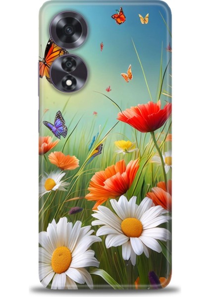 Oppo A60 Ile Uyumlu Hd Baskılı Silikon (Ortasertlikte) Kılıf - 353