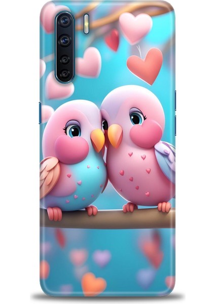 Oppo Reno 3 Ile Uyumlu Hd Baskılı Silikon (Ortasertlikte) Kılıf - 606