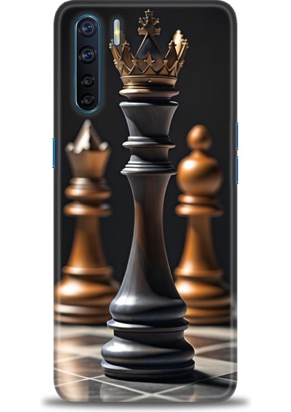 Oppo Reno 3 Ile Uyumlu Hd Baskılı Silikon (Ortasertlikte) Kılıf - 638