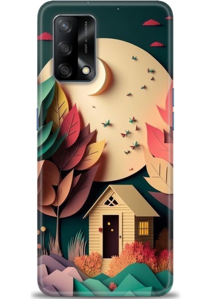Oppo A74 Ile Uyumlu Hd Baskılı Silikon (Ortasertlikte) Kılıf - 627