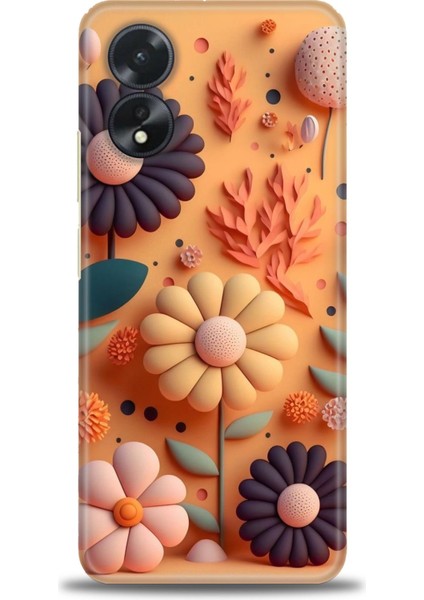 Oppo A38 Ile Uyumlu Hd Baskılı Silikon (Ortasertlikte) Kılıf - 527