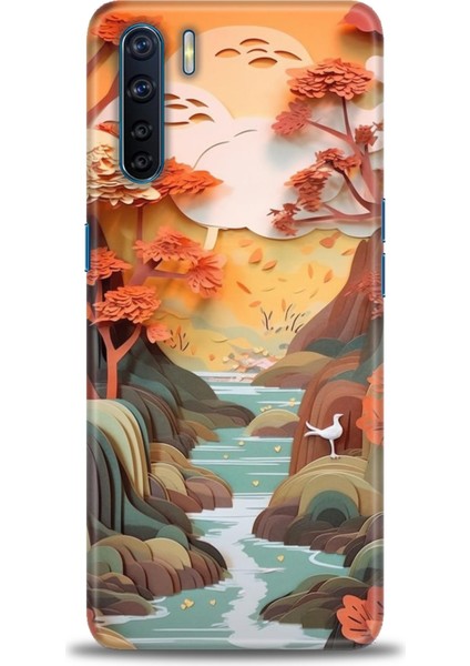 Oppo Reno 3 Ile Uyumlu Hd Baskılı Silikon (Ortasertlikte) Kılıf - 328