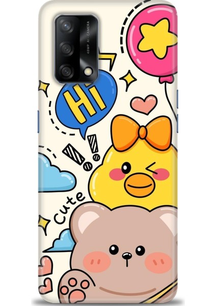 Oppo A74 Ile Uyumlu Hd Baskılı Silikon (Ortasertlikte) Kılıf - 651