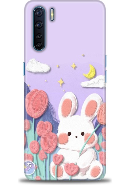 Oppo Reno 3 Ile Uyumlu Hd Baskılı Silikon (Ortasertlikte) Kılıf - 672