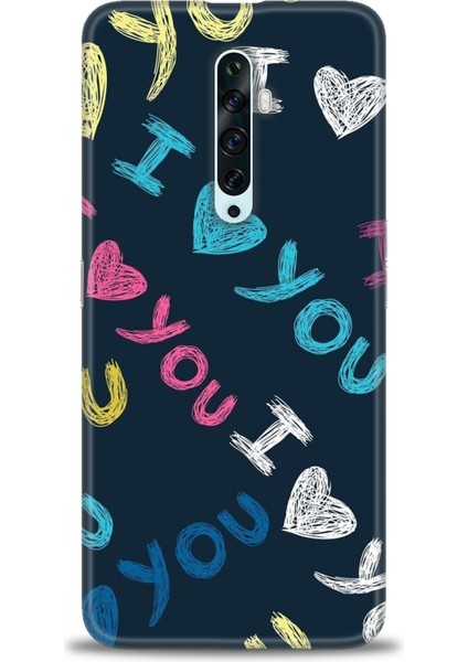 Oppo Reno 2z Ile Uyumlu Hd Baskılı Silikon (Ortasertlikte) Kılıf - 905