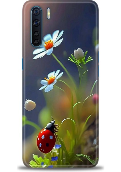 Oppo A91 Ile Uyumlu Hd Baskılı Silikon (Ortasertlikte) Kılıf - 29