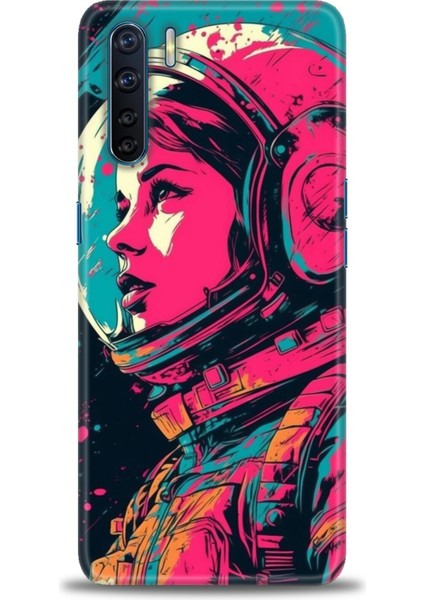 Oppo Reno 3 Ile Uyumlu Hd Baskılı Silikon (Ortasertlikte) Kılıf - 434