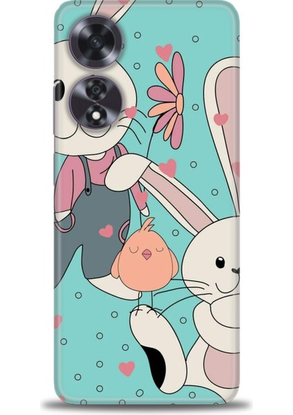 Oppo A60 Ile Uyumlu Hd Baskılı Silikon (Ortasertlikte) Kılıf - 294