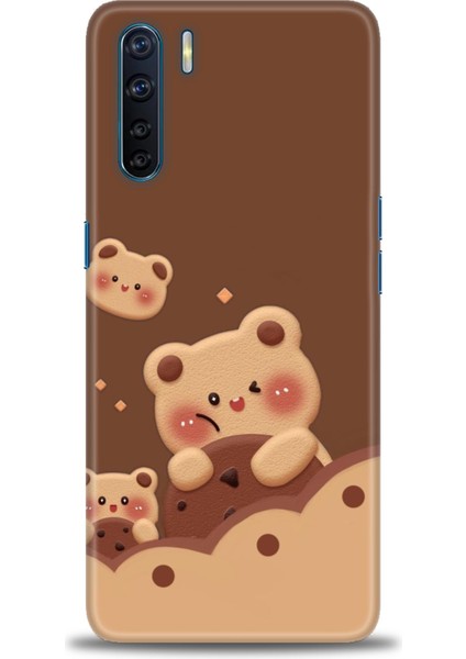 Oppo A91 Ile Uyumlu Hd Baskılı Silikon (Ortasertlikte) Kılıf - 443