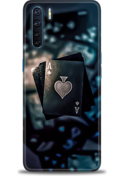 Oppo Reno 3 Ile Uyumlu Hd Baskılı Silikon (Ortasertlikte) Kılıf - 642
