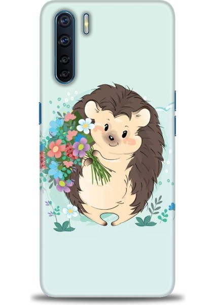 Oppo Reno 3 Ile Uyumlu Hd Baskılı Silikon (Ortasertlikte) Kılıf - 429