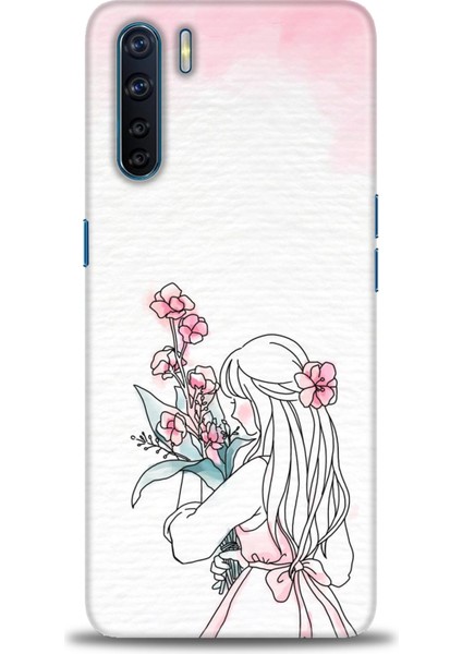 Oppo A91 Ile Uyumlu Hd Baskılı Silikon (Ortasertlikte) Kılıf - 759