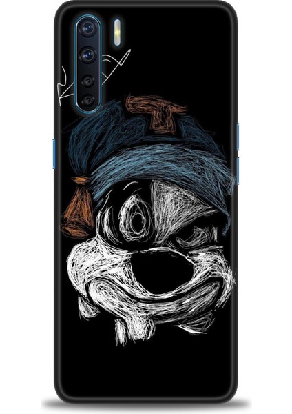 Oppo A91 Ile Uyumlu Hd Baskılı Silikon (Ortasertlikte) Kılıf - 942