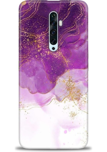 Oppo Reno 2z Ile Uyumlu Hd Baskılı Silikon (Ortasertlikte) Kılıf - 404