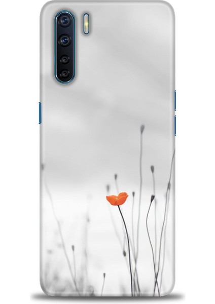 Oppo A91 Ile Uyumlu Hd Baskılı Silikon (Ortasertlikte) Kılıf - 755