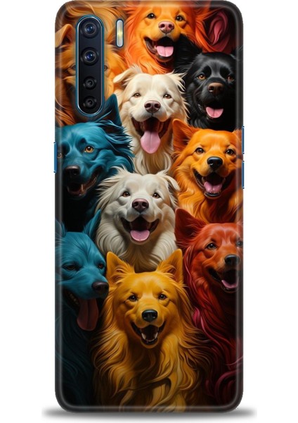 Oppo A91 Ile Uyumlu Hd Baskılı Silikon (Ortasertlikte) Kılıf - 164