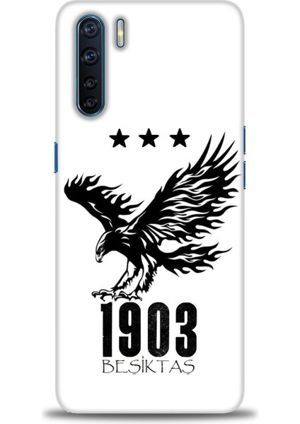 Oppo Reno 3 Ile Uyumlu Hd Baskılı Silikon (Ortasertlikte) Kılıf - 451