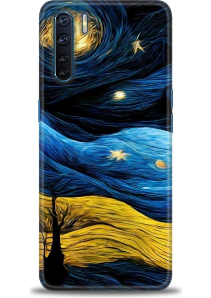 Oppo Reno 3 Ile Uyumlu Hd Baskılı Silikon (Ortasertlikte) Kılıf - 721