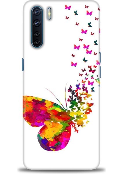 Oppo Reno 3 Ile Uyumlu Hd Baskılı Silikon (Ortasertlikte) Kılıf - 1048