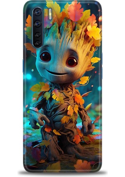 Oppo Reno 3 Ile Uyumlu Hd Baskılı Silikon (Ortasertlikte) Kılıf - 630