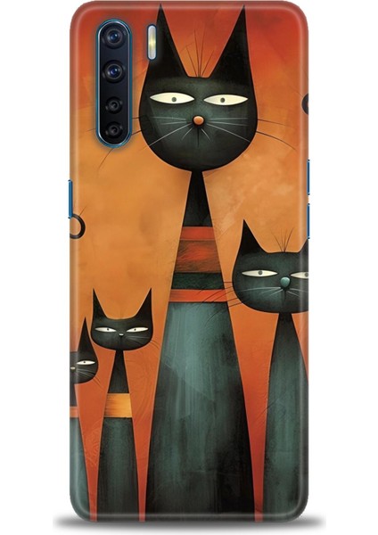 Oppo A91 Ile Uyumlu Hd Baskılı Silikon (Ortasertlikte) Kılıf - 304