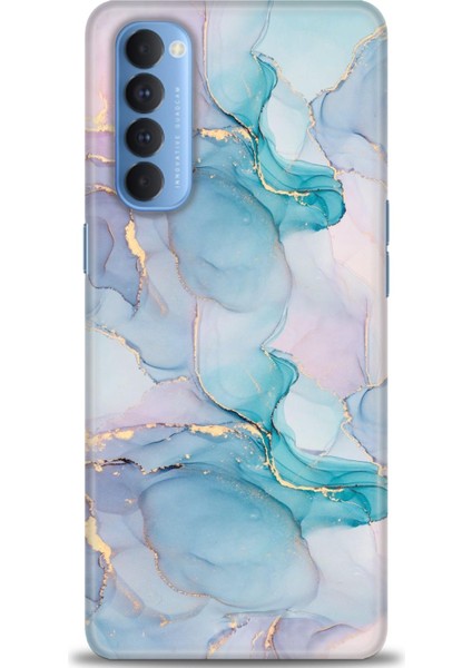 Oppo Reno 4 Pro Ile Uyumlu Hd Baskılı Silikon (Ortasertlikte) Kılıf - 215
