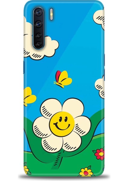 Oppo A91 Ile Uyumlu Hd Baskılı Silikon (Ortasertlikte) Kılıf - 317