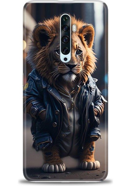 Oppo Reno 2z Ile Uyumlu Hd Baskılı Silikon (Ortasertlikte) Kılıf - 274