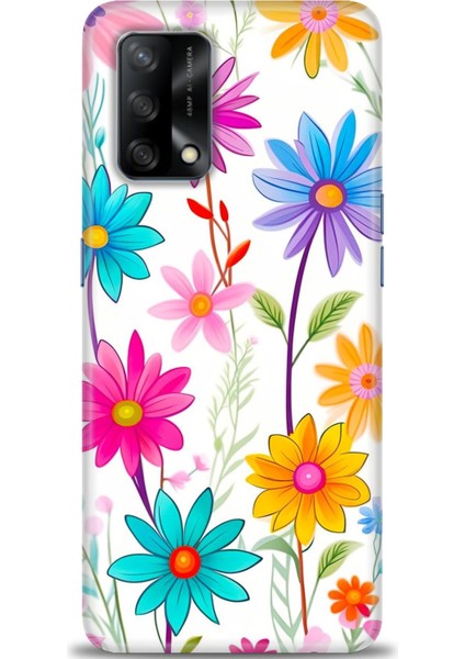 Oppo A74 Ile Uyumlu Hd Baskılı Silikon (Ortasertlikte) Kılıf - 54