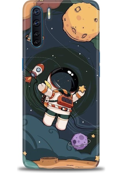 Oppo A91 Ile Uyumlu Hd Baskılı Silikon (Ortasertlikte) Kılıf - 377