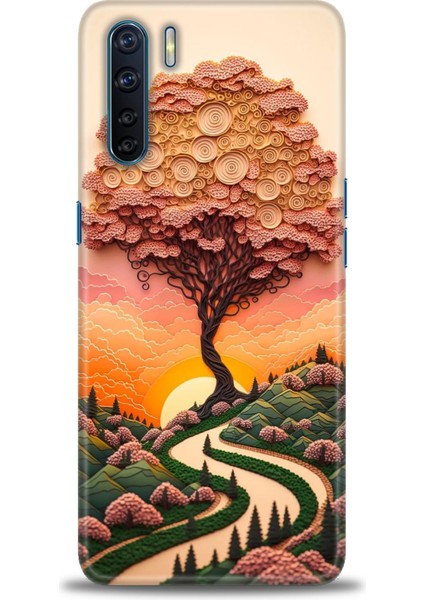 Oppo A91 Ile Uyumlu Hd Baskılı Silikon (Ortasertlikte) Kılıf - 886