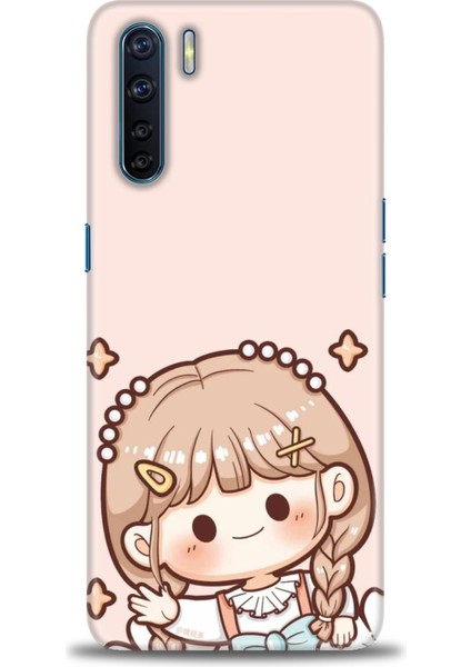 Oppo A91 Ile Uyumlu Hd Baskılı Silikon (Ortasertlikte) Kılıf - 965
