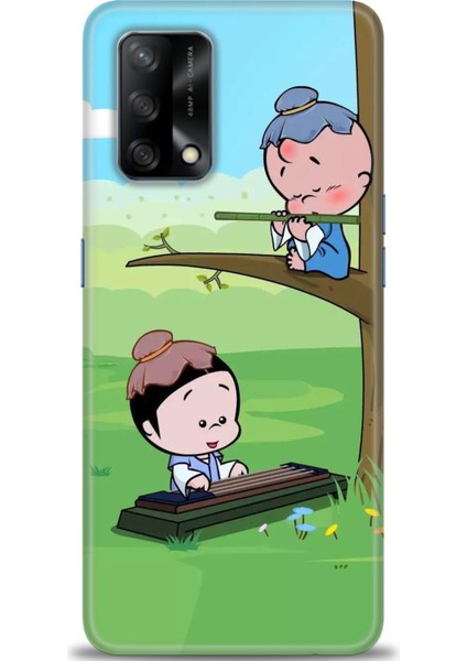 Oppo A74 Ile Uyumlu Hd Baskılı Silikon (Ortasertlikte) Kılıf - 656