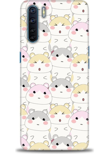 Oppo Reno 3 Ile Uyumlu Hd Baskılı Silikon (Ortasertlikte) Kılıf - 959